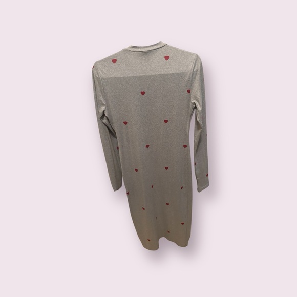 ❤️Heart Patterned GRAY Dress❤️ - Picture 3 of 3